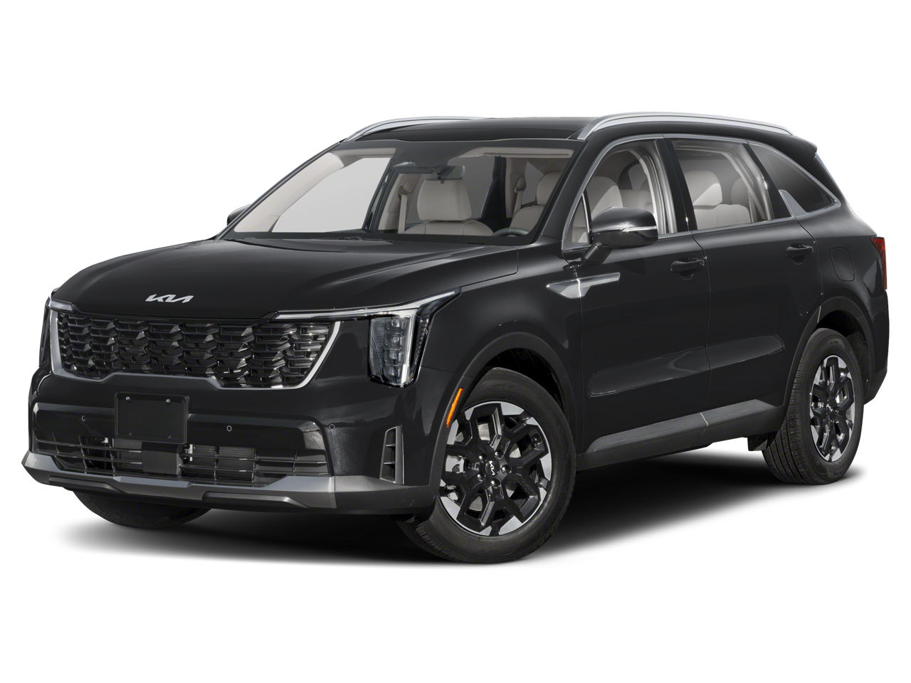 2026 Kia Sorento S in Midnight Lake Blue — front three-quarter view