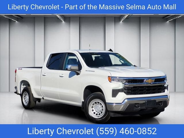 2026 Chevrolet Silverado 1500 LT in Summit White — front three-quarter view