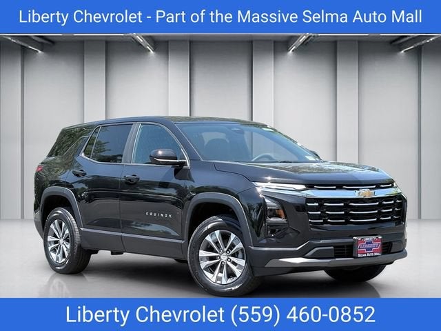 2026 Chevrolet Equinox LT in Mosaic Black Metallic — front three-quarter view