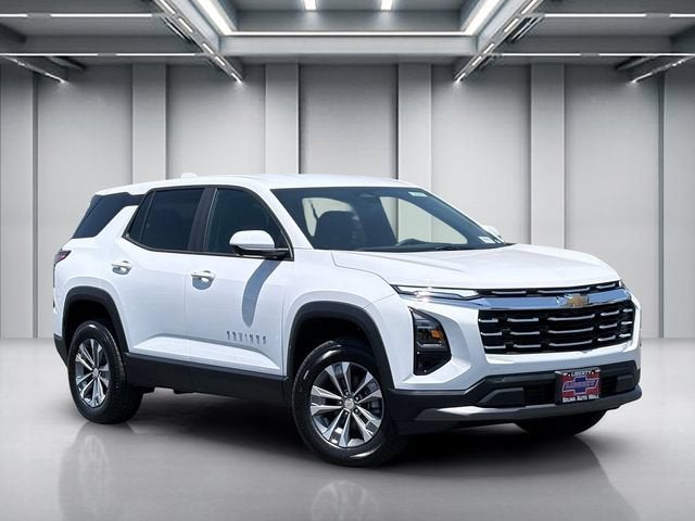 2026 Chevrolet Equinox LT in Summit White — front three-quarter view