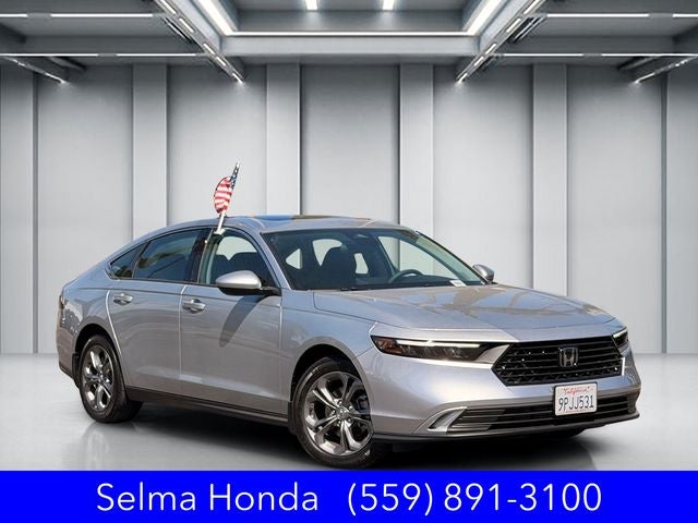 2024 Honda Accord EX in Silver — front three-quarter view