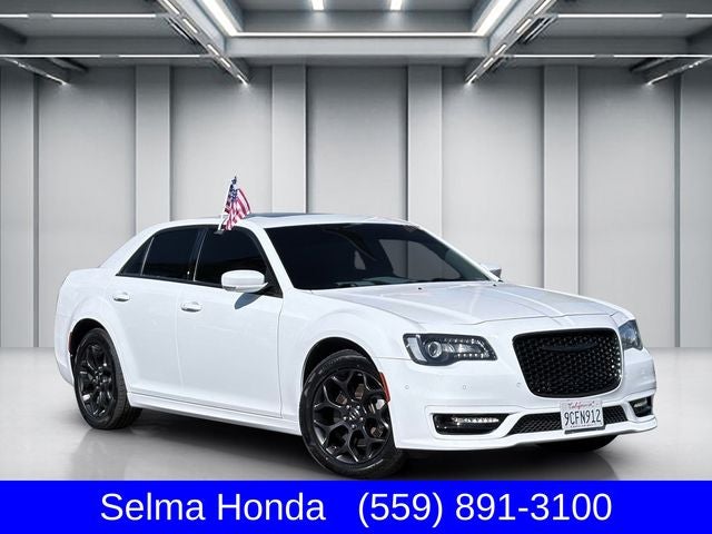 2022 Chrysler 300 Touring L in Bright White Clearcoat — front three-quarter view