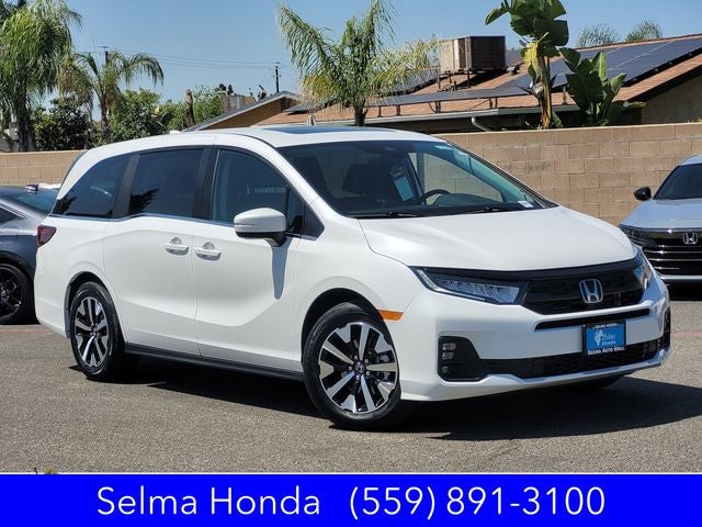 2026 Honda Odyssey EX-L in Platinum White Pearl — front three-quarter view