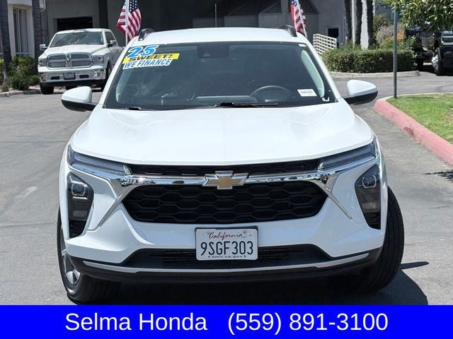2025 Chevrolet Trax — rear three-quarter view