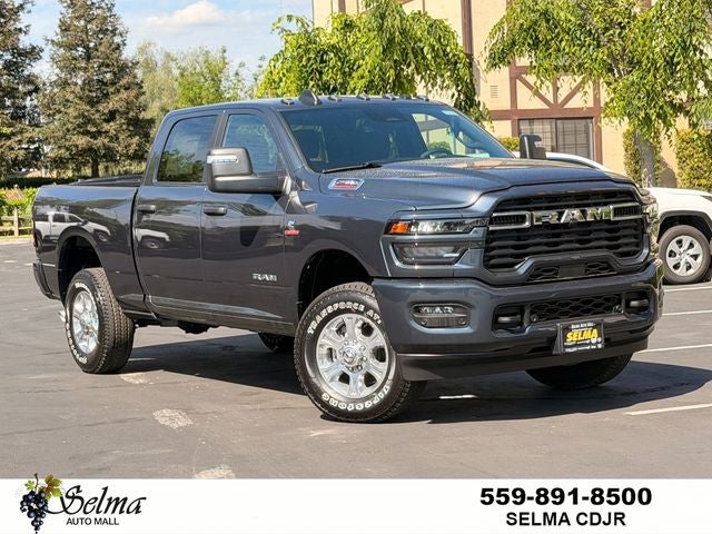 2026 RAM Ram 2500 RAM 2500 BIG HORN CREW CAB 4X4 6'4' BOX in Forged Blue Metallic Exterior Paint — front three-quarter view