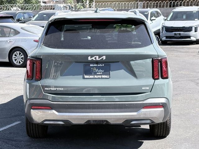 2026 Kia Sorento Hybrid — rear three-quarter view