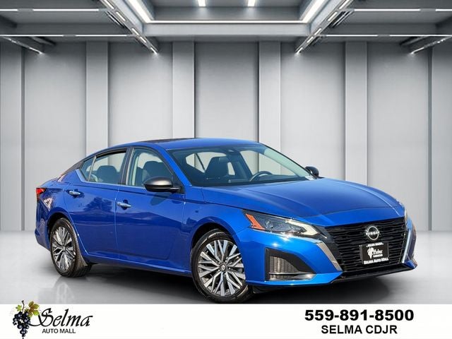 2025 Nissan Altima 2.5 SV in Bluestone — front three-quarter view