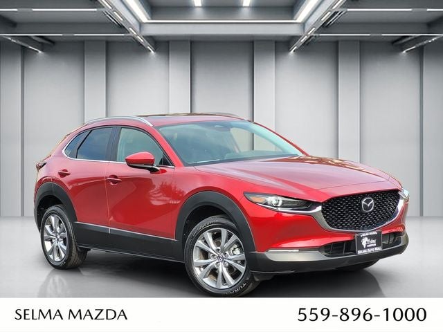 2025 Mazda Mazda CX-30 2.5 S Preferred Package in Red Crystal — front three-quarter view