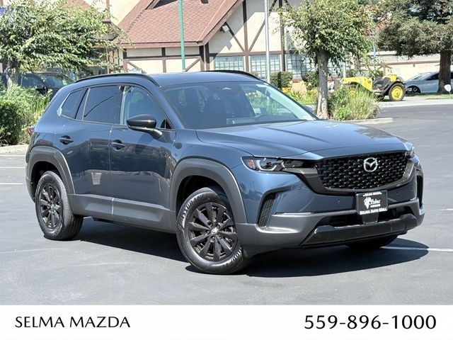 2026 Mazda Mazda CX-50 Hybrid Premium AWD in Ingot Blue Metallic — front three-quarter view