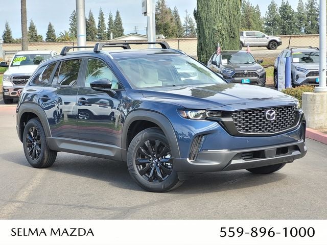 2026 Mazda Mazda CX-50 2.5 S Preferred AWD in Ingot Blue Metallic — front three-quarter view