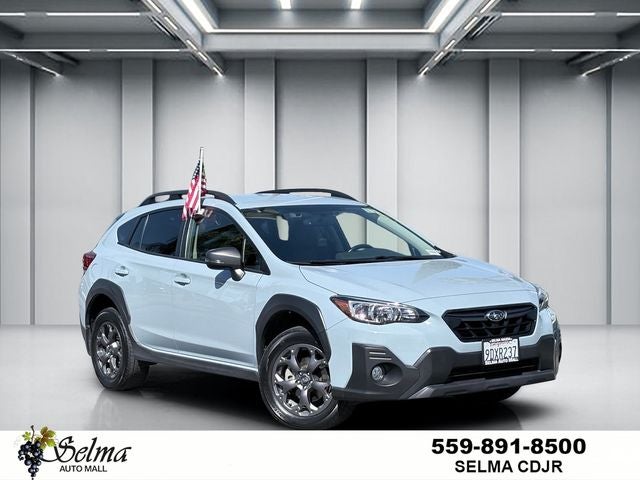 2023 Subaru Crosstrek Sport in Khaki — front three-quarter view