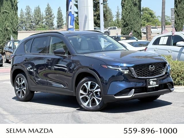 2026 Mazda Mazda CX-5 2.5 S Preferred AWD in Navy Blue Mica — front three-quarter view