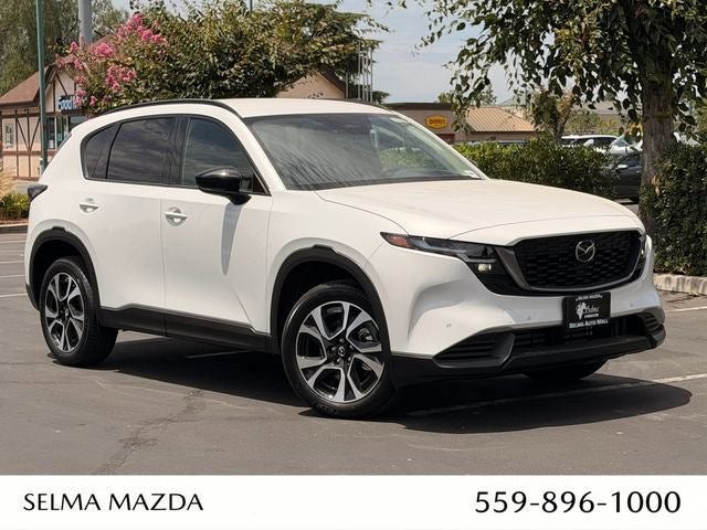 2026 Mazda Mazda CX-5 2.5 S Preferred AWD in Rhodium White Metallic — front three-quarter view