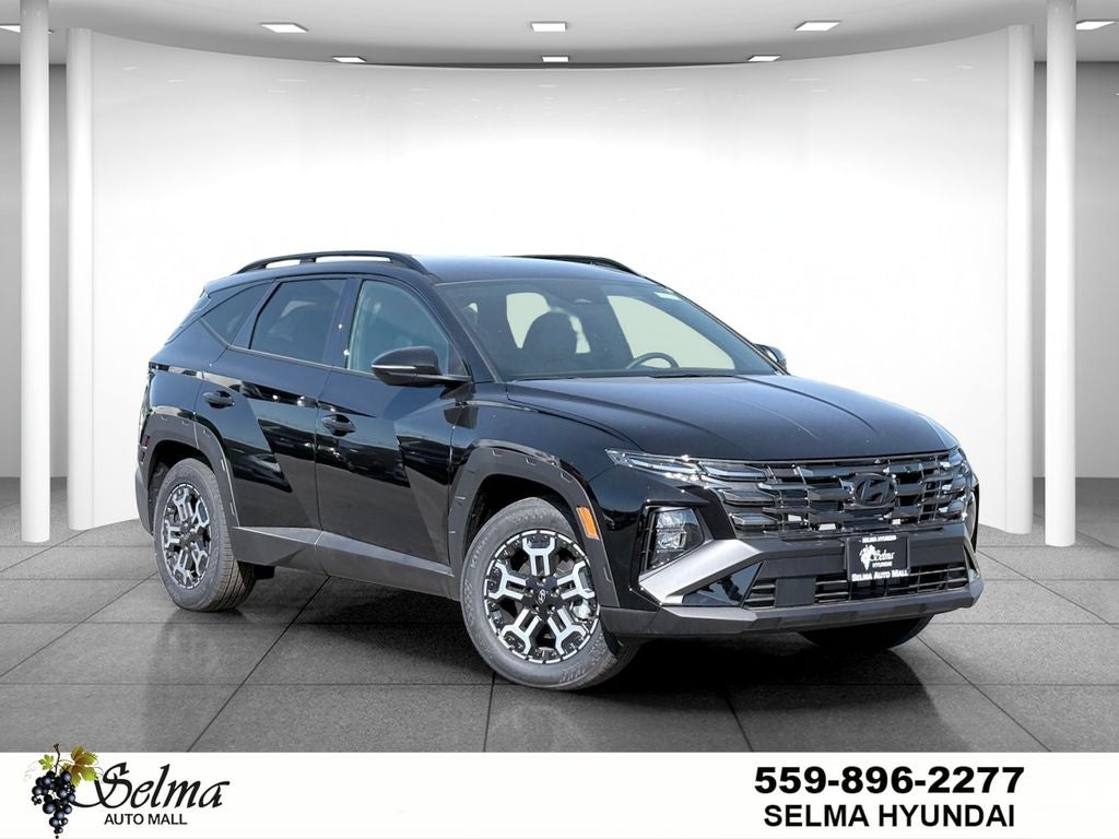 2026 Hyundai Tucson XRT in Phantom Black — front three-quarter view