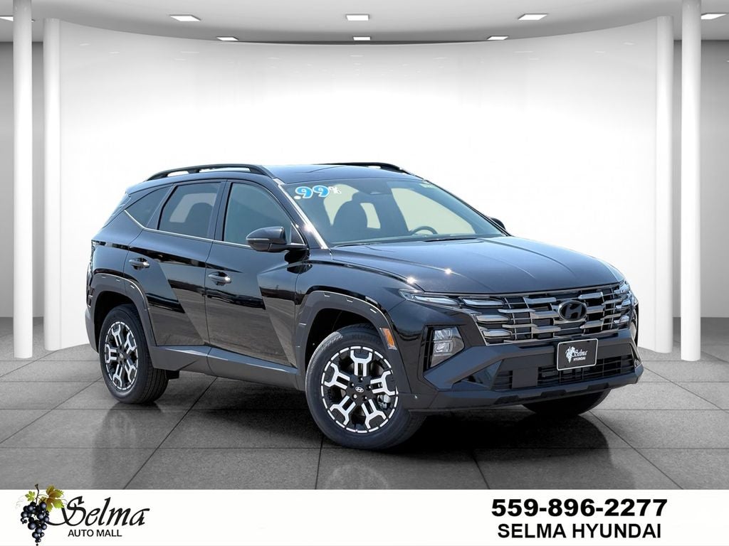 2026 Hyundai Tucson XRT in Phantom Black — front three-quarter view