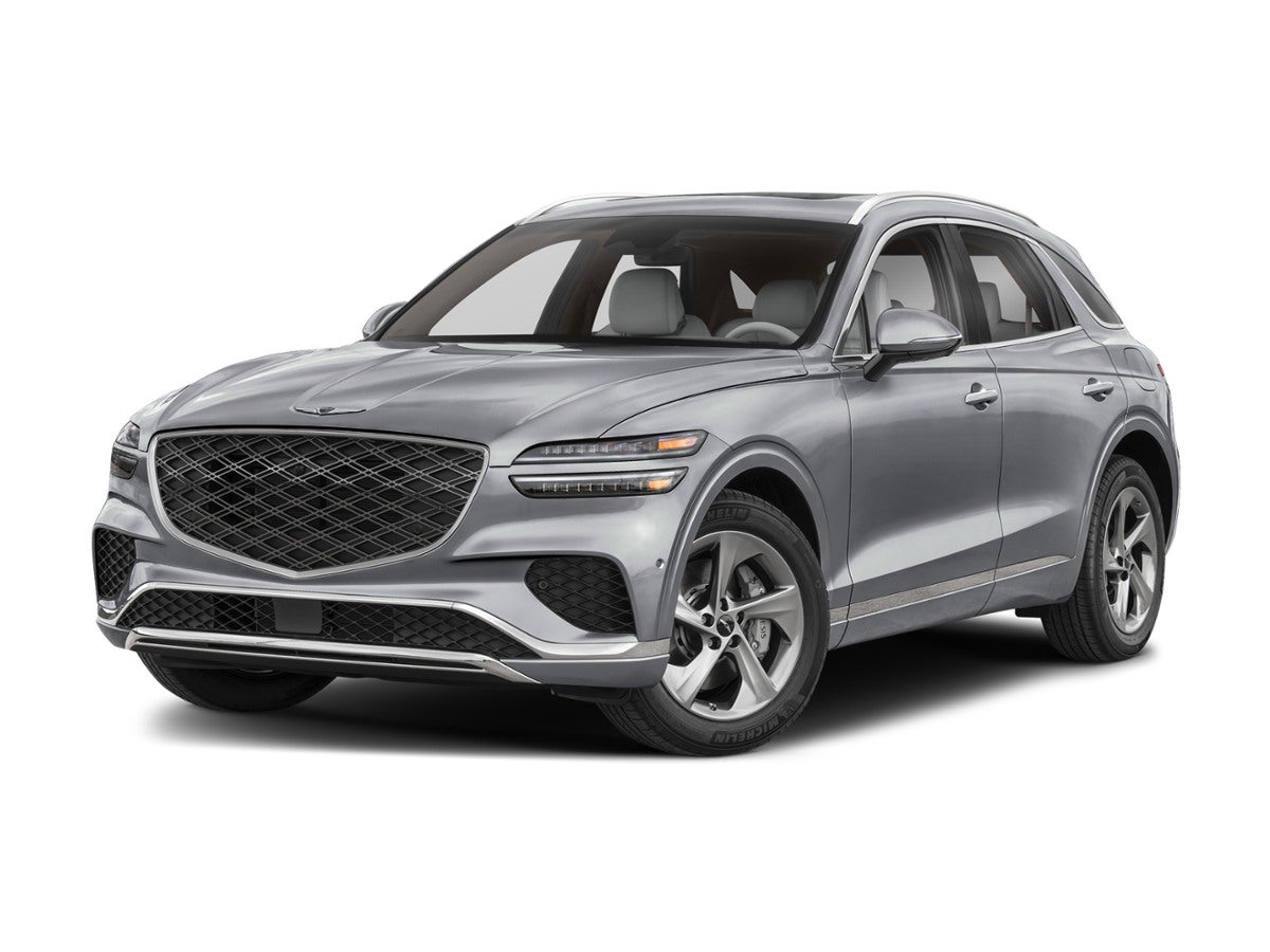 2026 Genesis GV70 2.5T SPORT PRESTIGE in Black — front three-quarter view