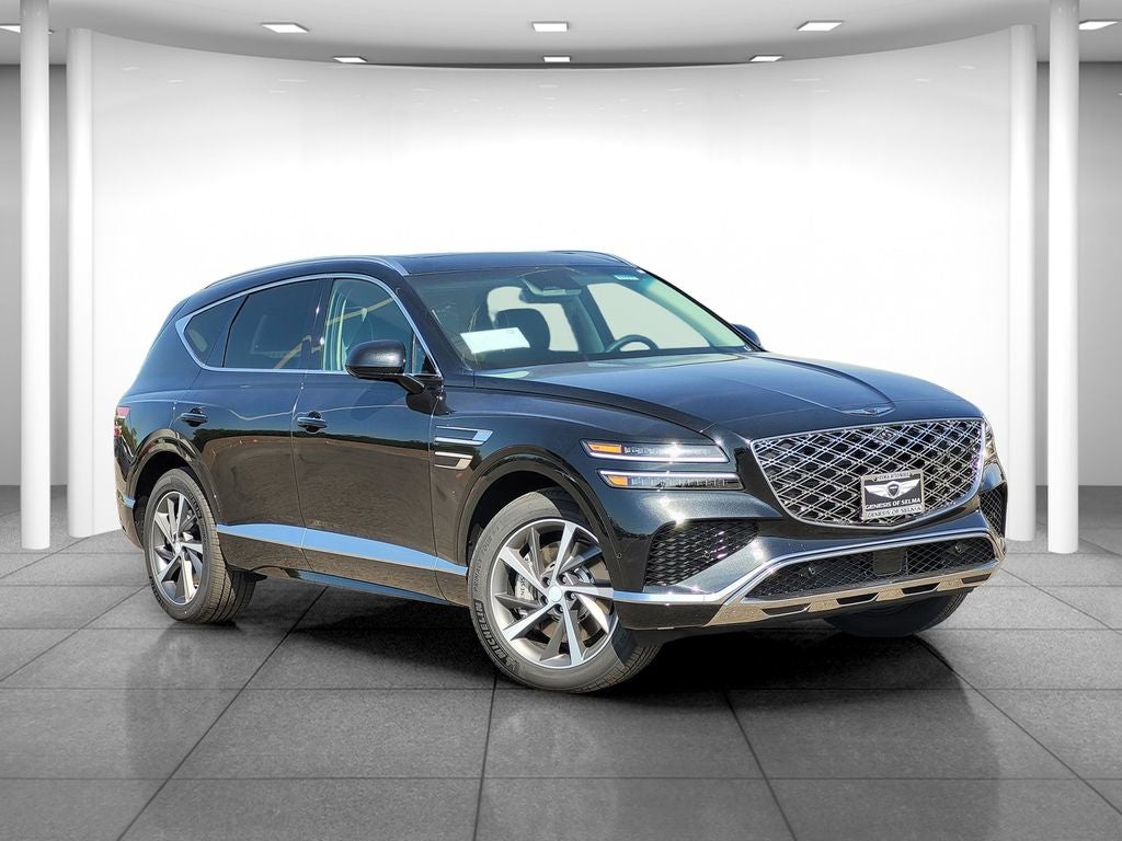 2026 Genesis GV80 2.5T ADVANCED in Black — front three-quarter view