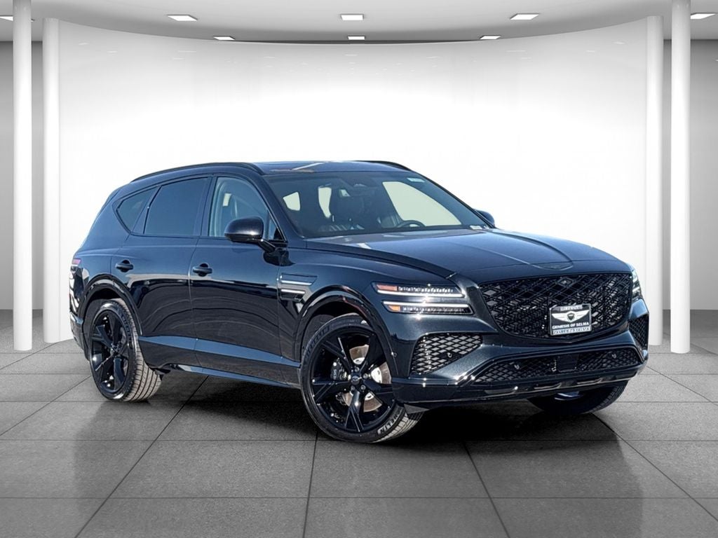 2026 Genesis GV80 2.5T PRESTIGE BLACK in Black — front three-quarter view