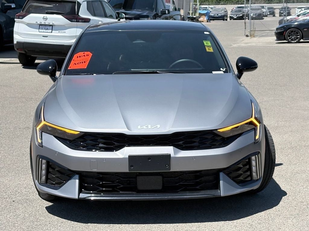 2026 Kia K5 — rear three-quarter view