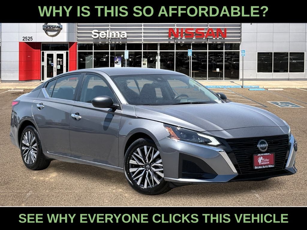 2025 Nissan Altima 2.5 SV in Gun Metallic — front three-quarter view
